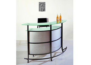 Chelsea Frosted Glass Top Contemporary Bar Table,Mr Bar Stool