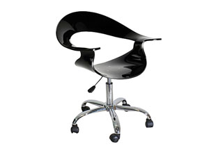 Rumor Chair - Black Acrylic,Mr Bar Stool