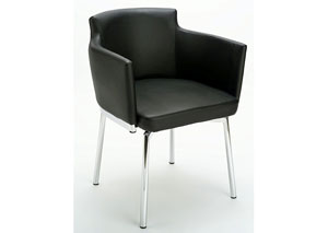 Dusty Club Style Swivel Black Arm Chair (Set of 2),Mr Bar Stool