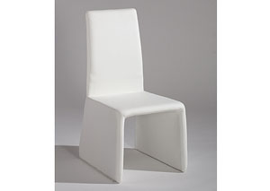 Jessy Upside U Shape Base White Parson Chair (Set of 2) ,Mr Bar Stool