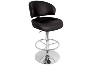 Regent Adjustable Barstool - Black,Mr Bar Stool