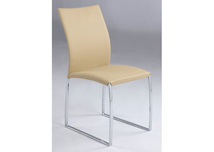 Marcy Contemporary Upholstered Back Beige Side Chair (Set of 2),Mr Bar Stool