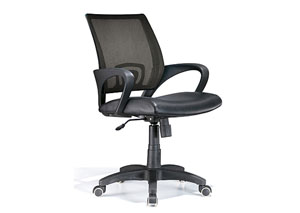 Officer Office Chair - Black,Mr Bar Stool