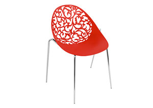 Dahlia Chair - Red,Mr Bar Stool