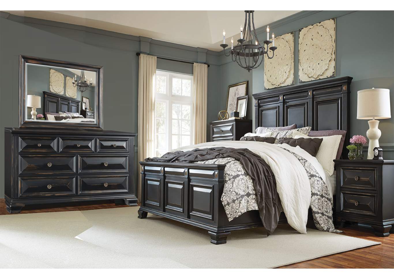 B202 Chicago Queen Bed - B202,Nationwide