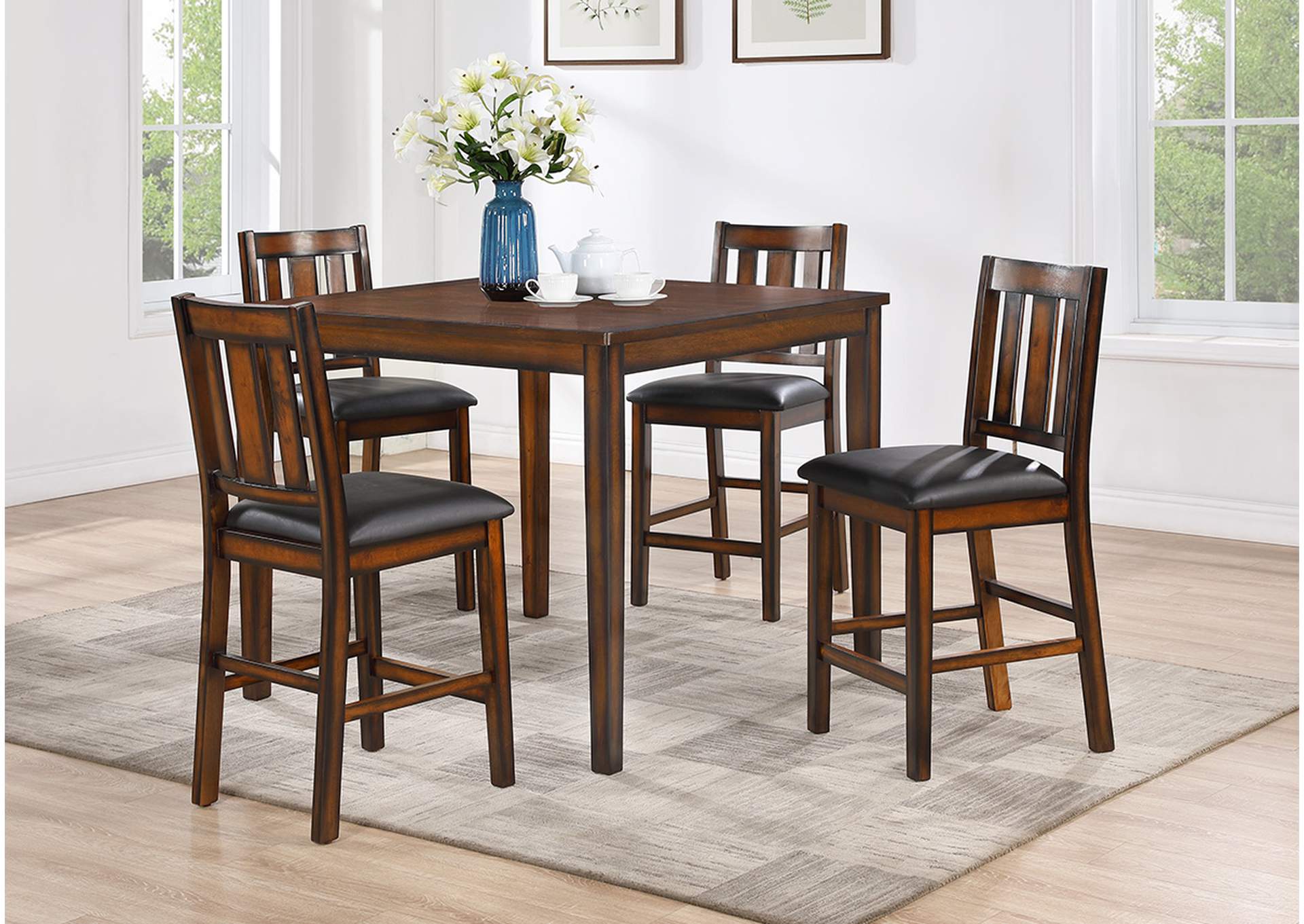 D314 Pub Table and 4 Pub Chairs,Nationwide