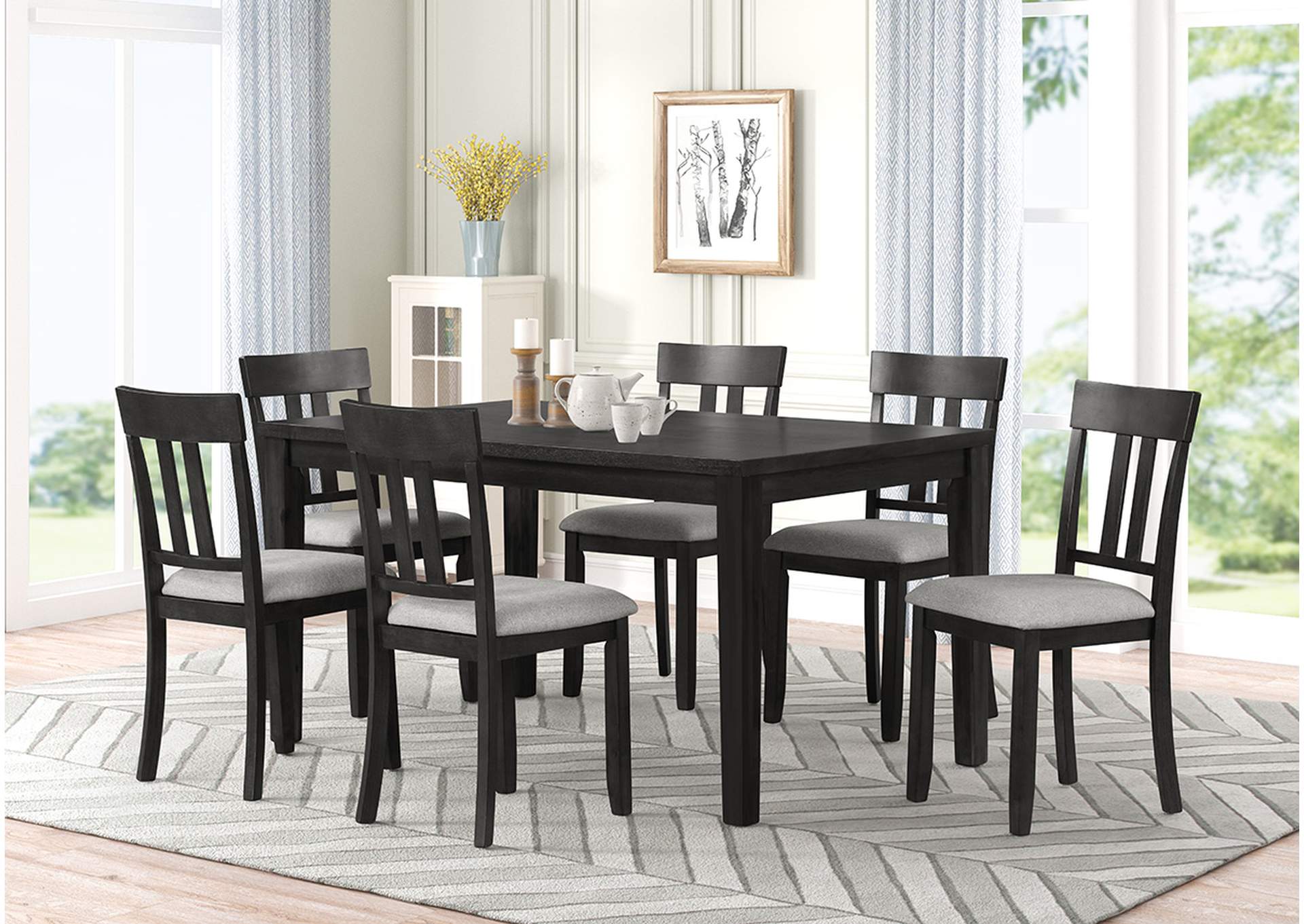 D425 Table and 6 Side Chairs,Nationwide