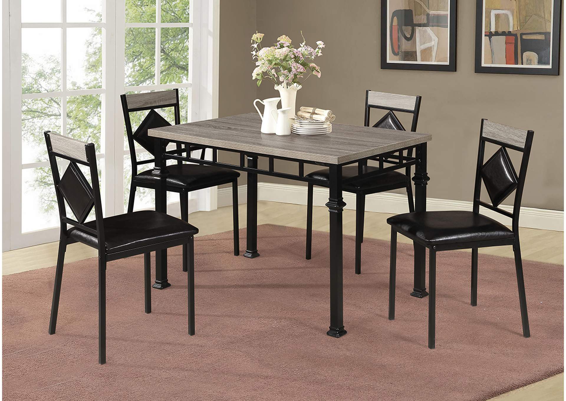 D470 Table and 4 Side Chairs,Nationwide