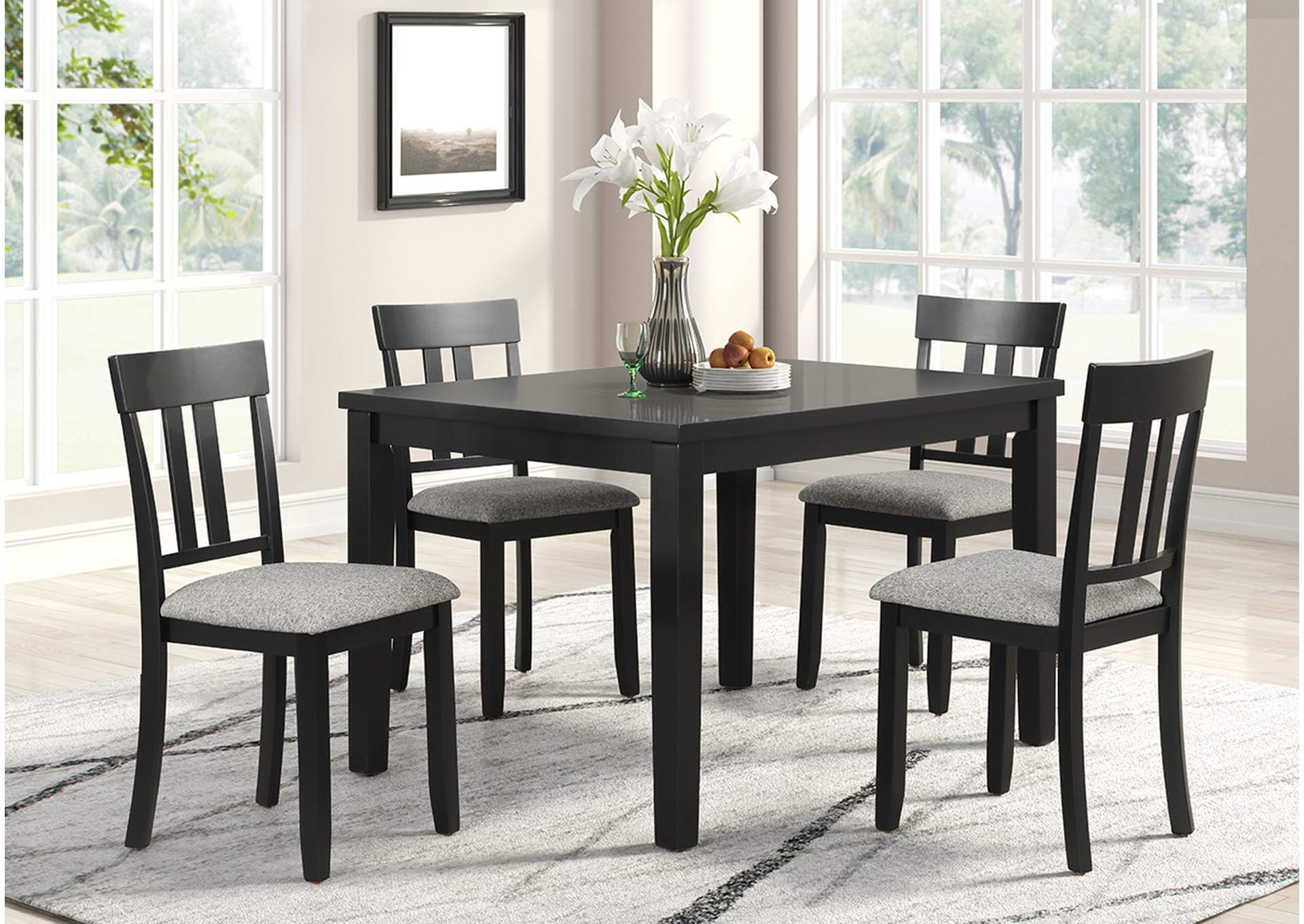 D525 Table and 4 Side Chairs,Nationwide