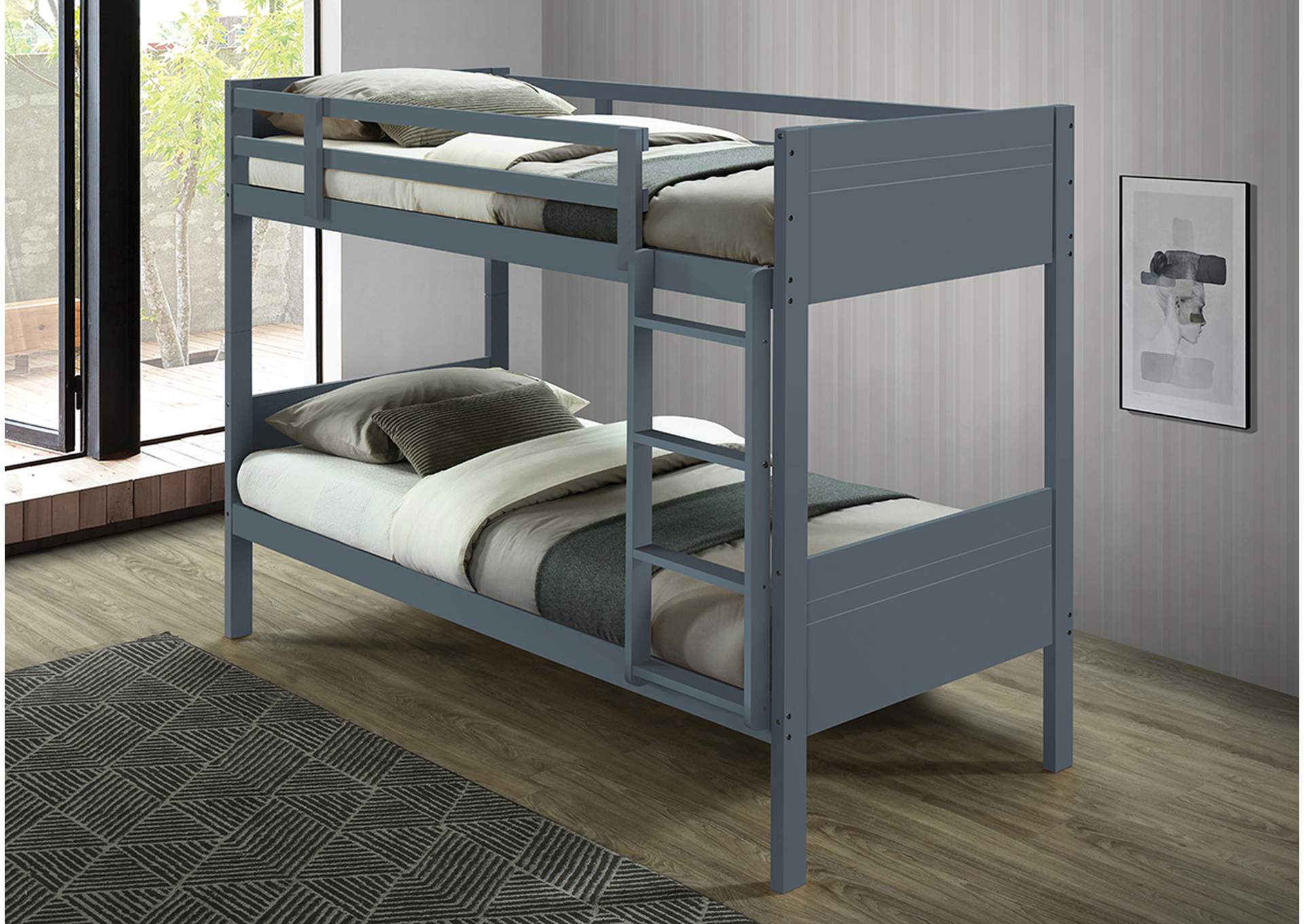 S236 Twin - Twin Bunk Bed,Nationwide