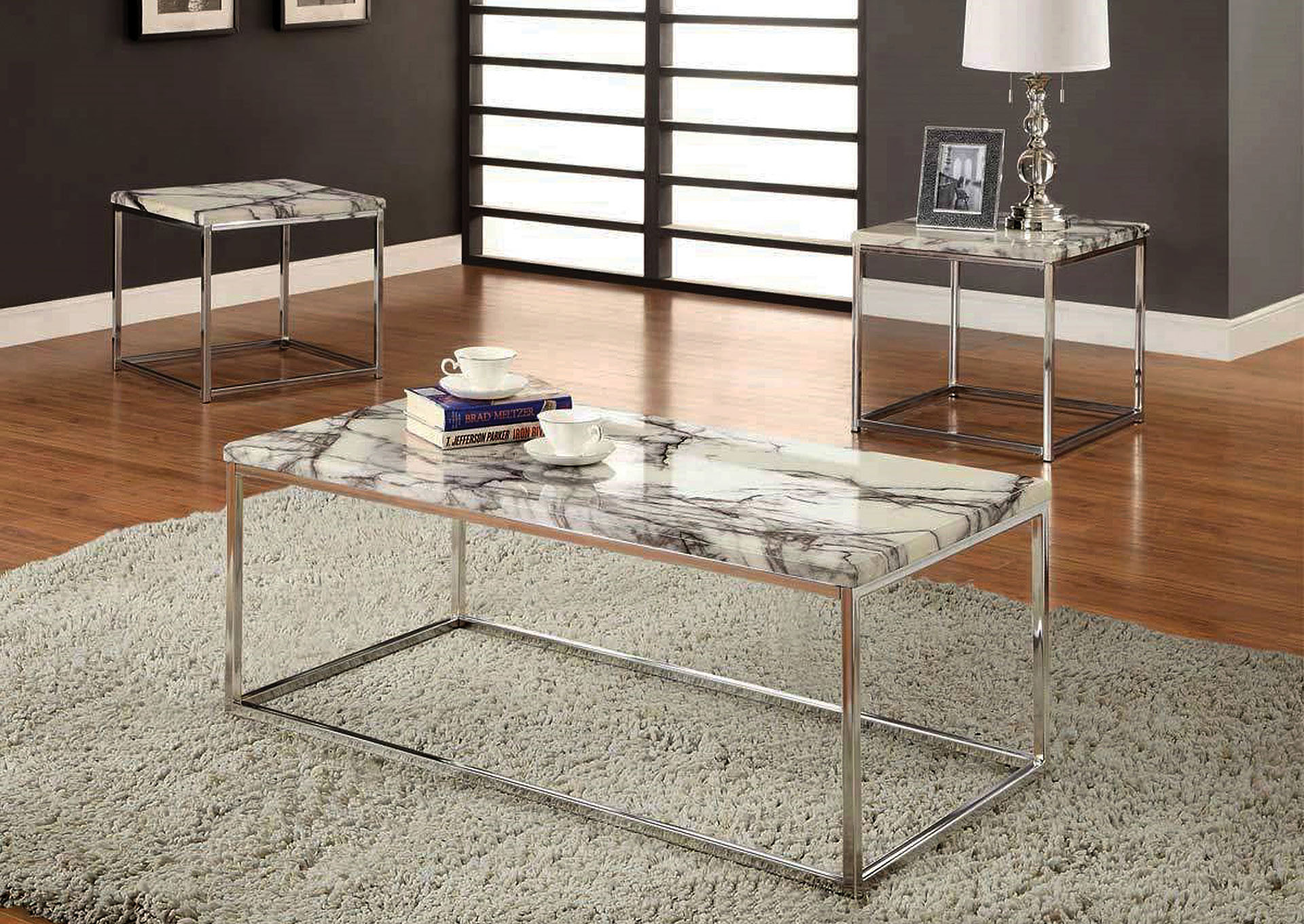 T159 Napa Cocktail Table & 2 End Tables - T159,Nationwide