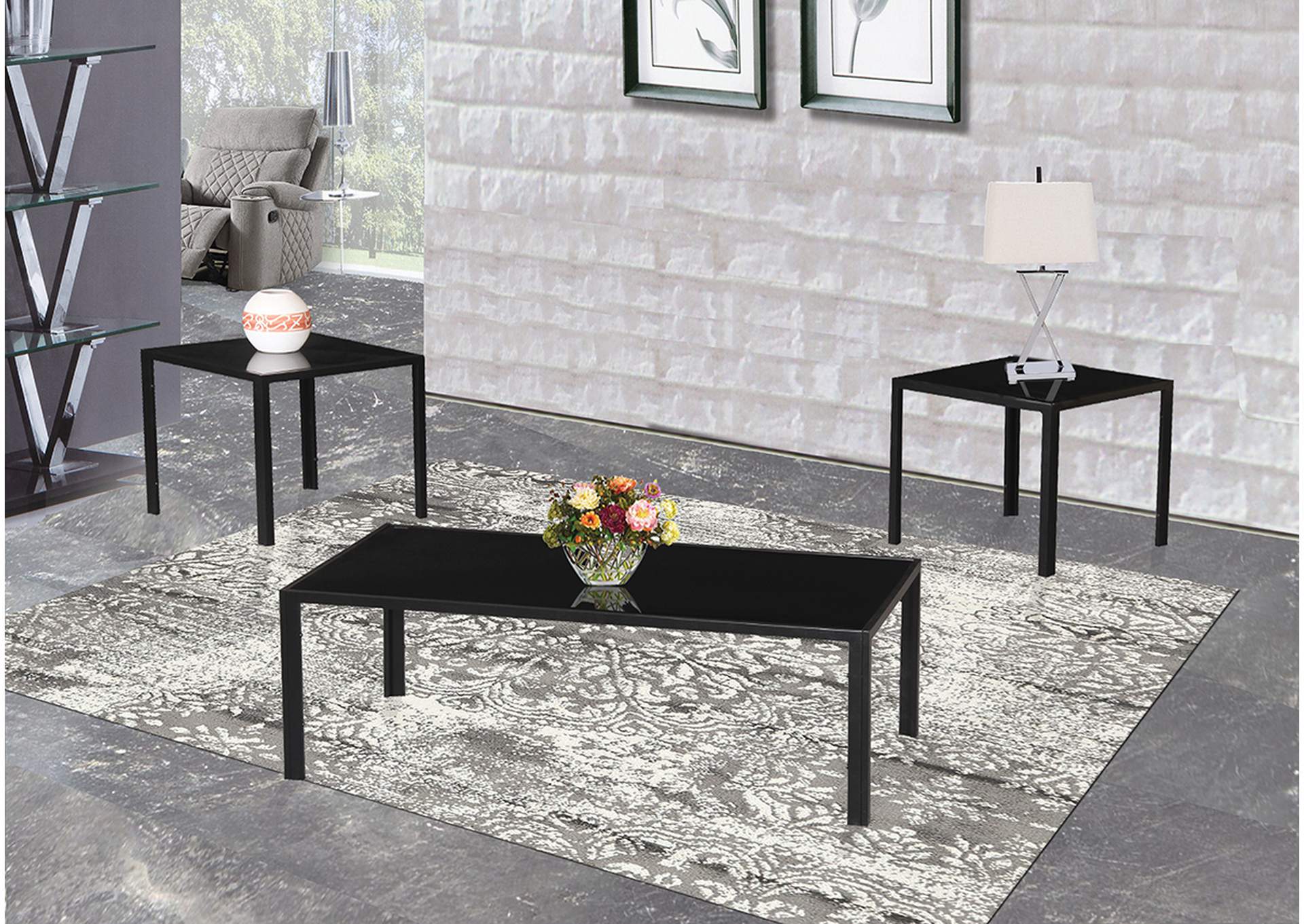 T701 Cod Gray Cocktail Table & 2 End Tables - T701,Nationwide