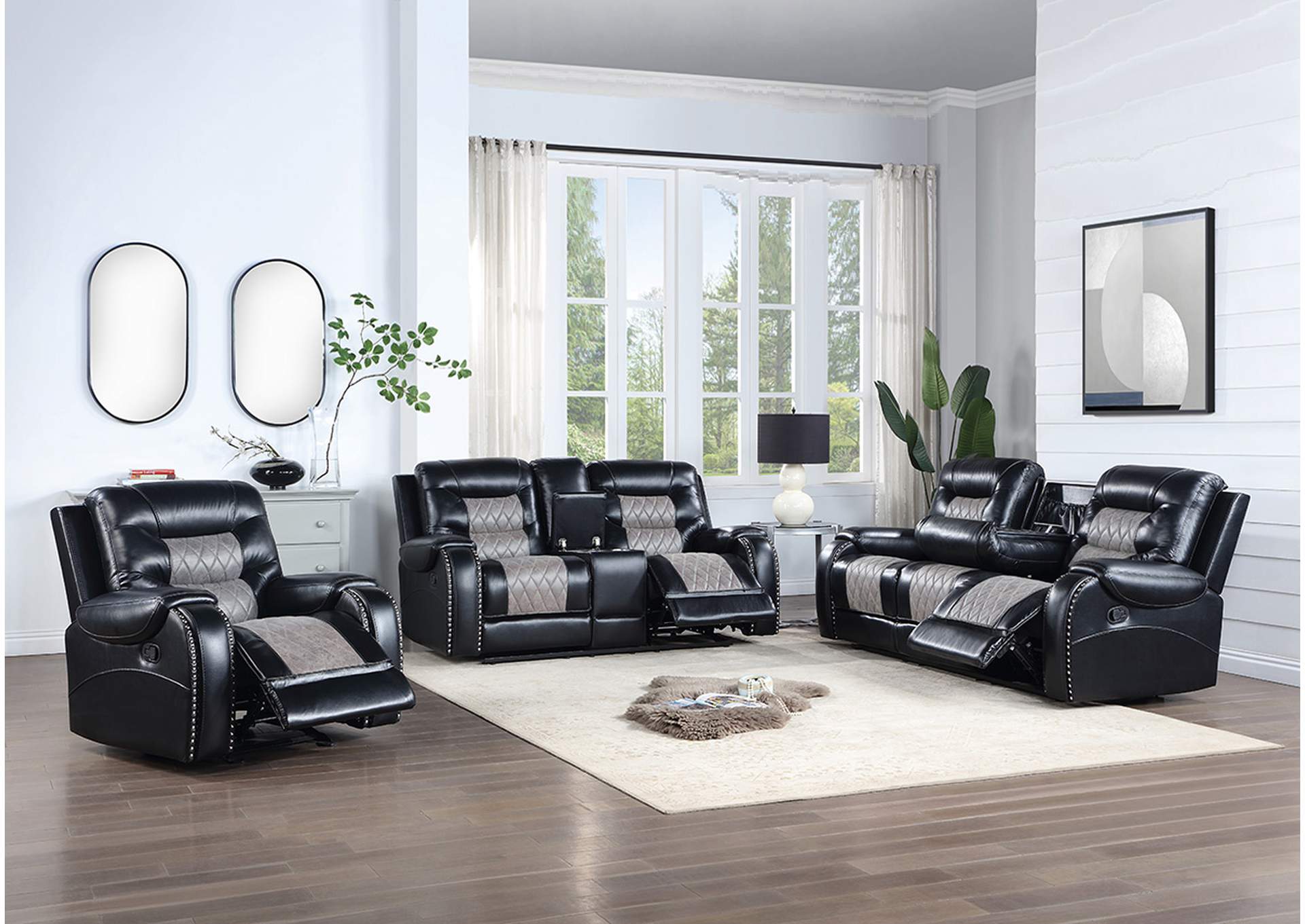 U120 Reclining Loveseat,Nationwide