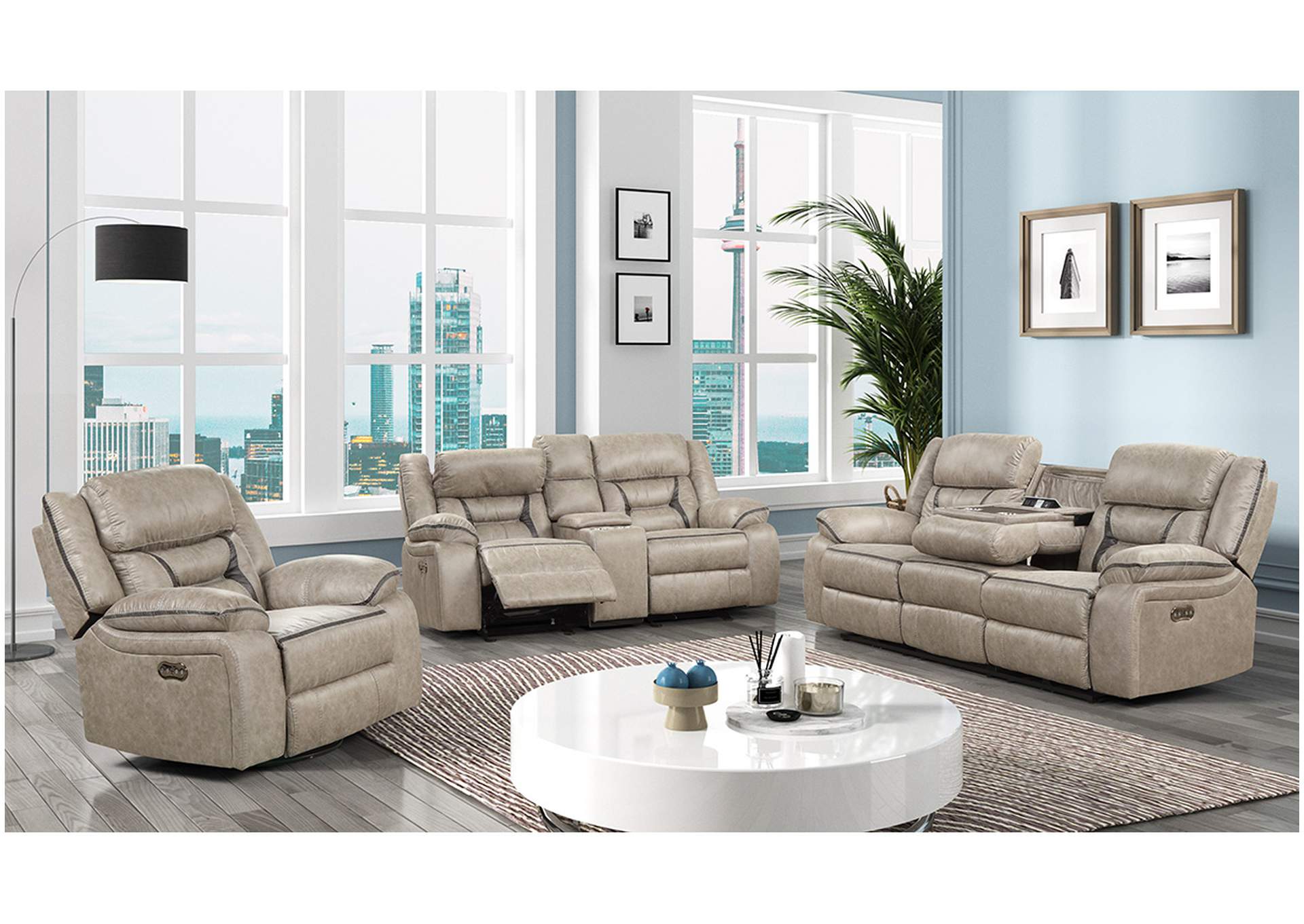 U140 Reclining Loveseat,Nationwide