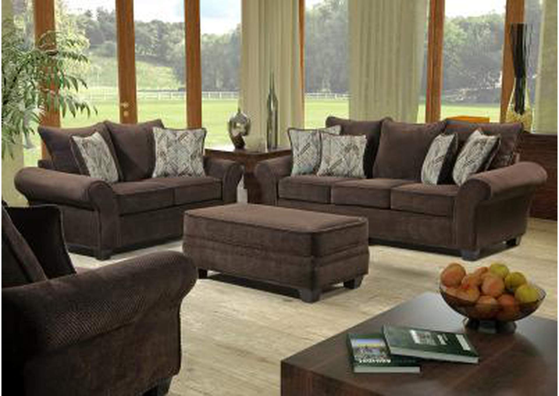 U204 Birch Sofa & Loveseat - U158,Nationwide