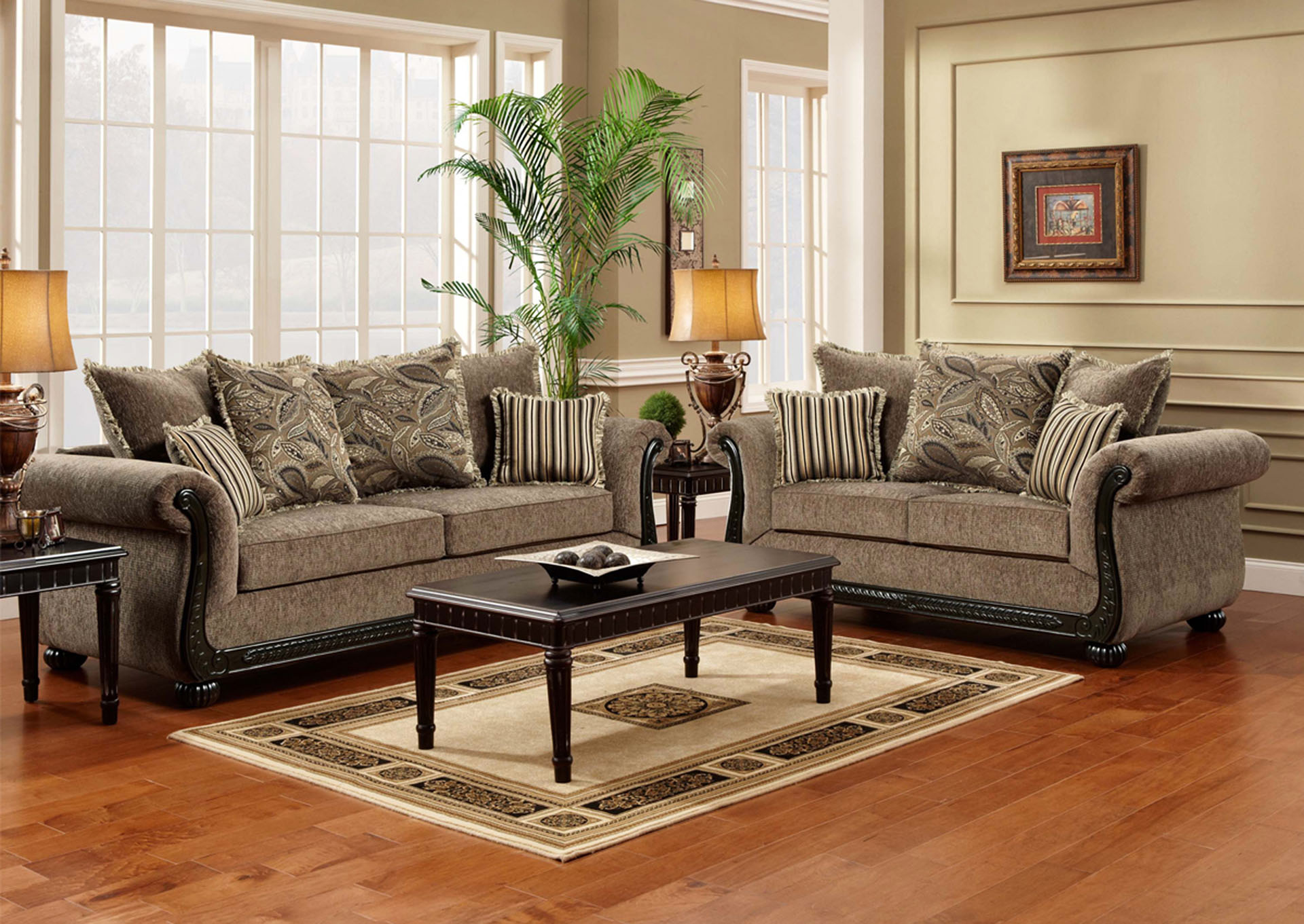 Grey Sofa & Loveseat,Nationwide