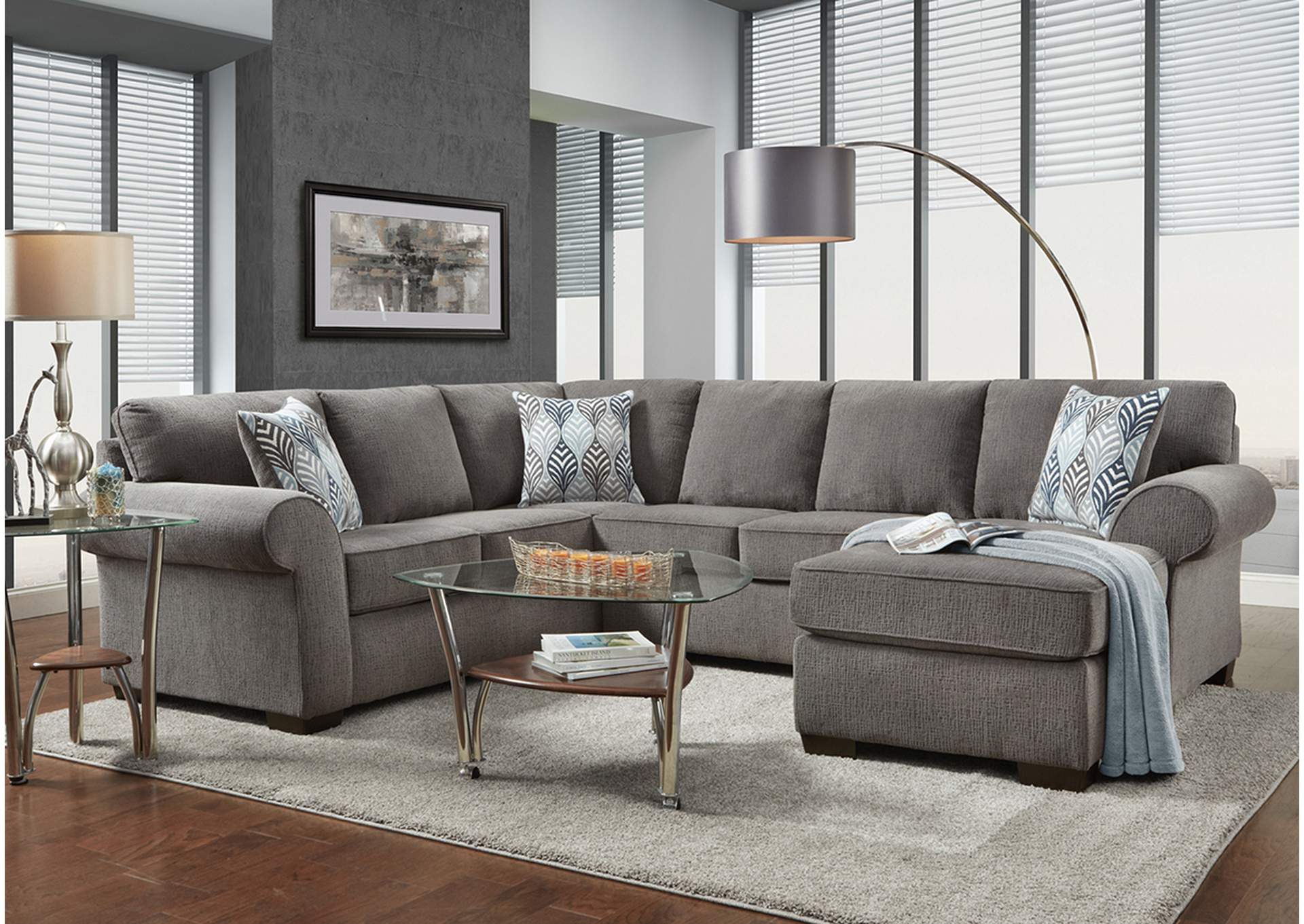 U221 3 Pc. Sectional,Nationwide