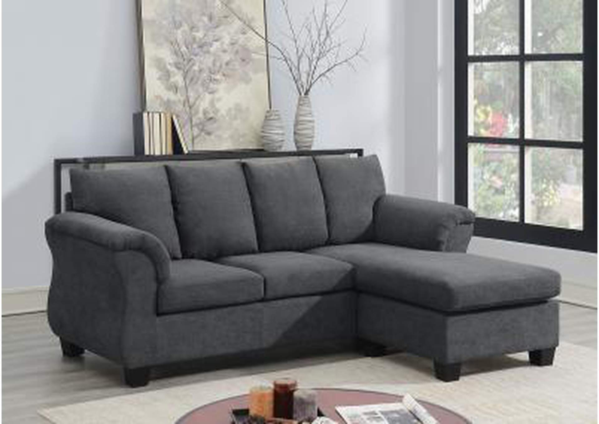 Grey 2 Piece Sectional,Nationwide