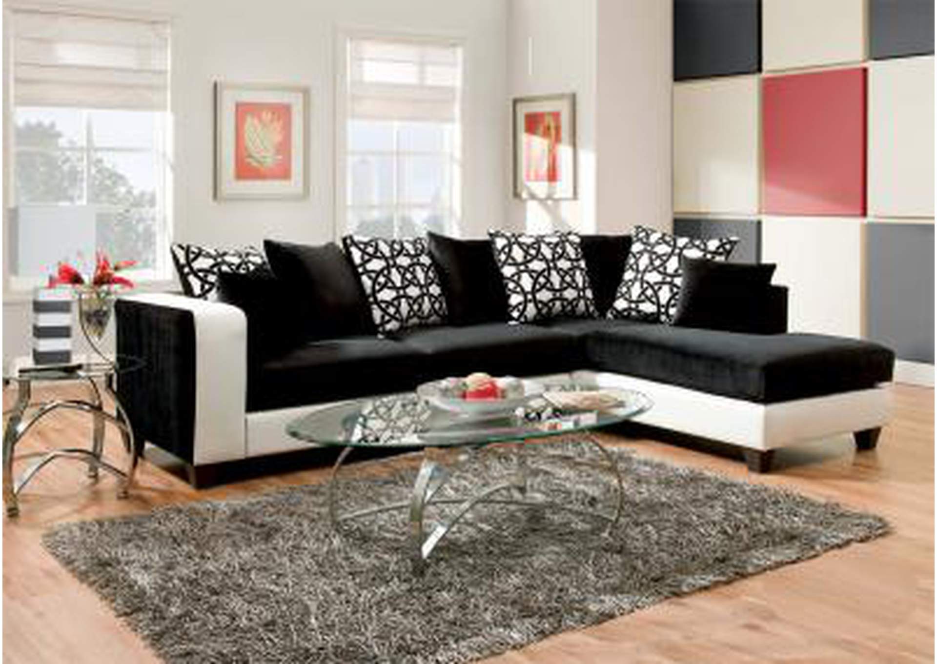 U328 Swirl 2 Pc Sectional,Nationwide