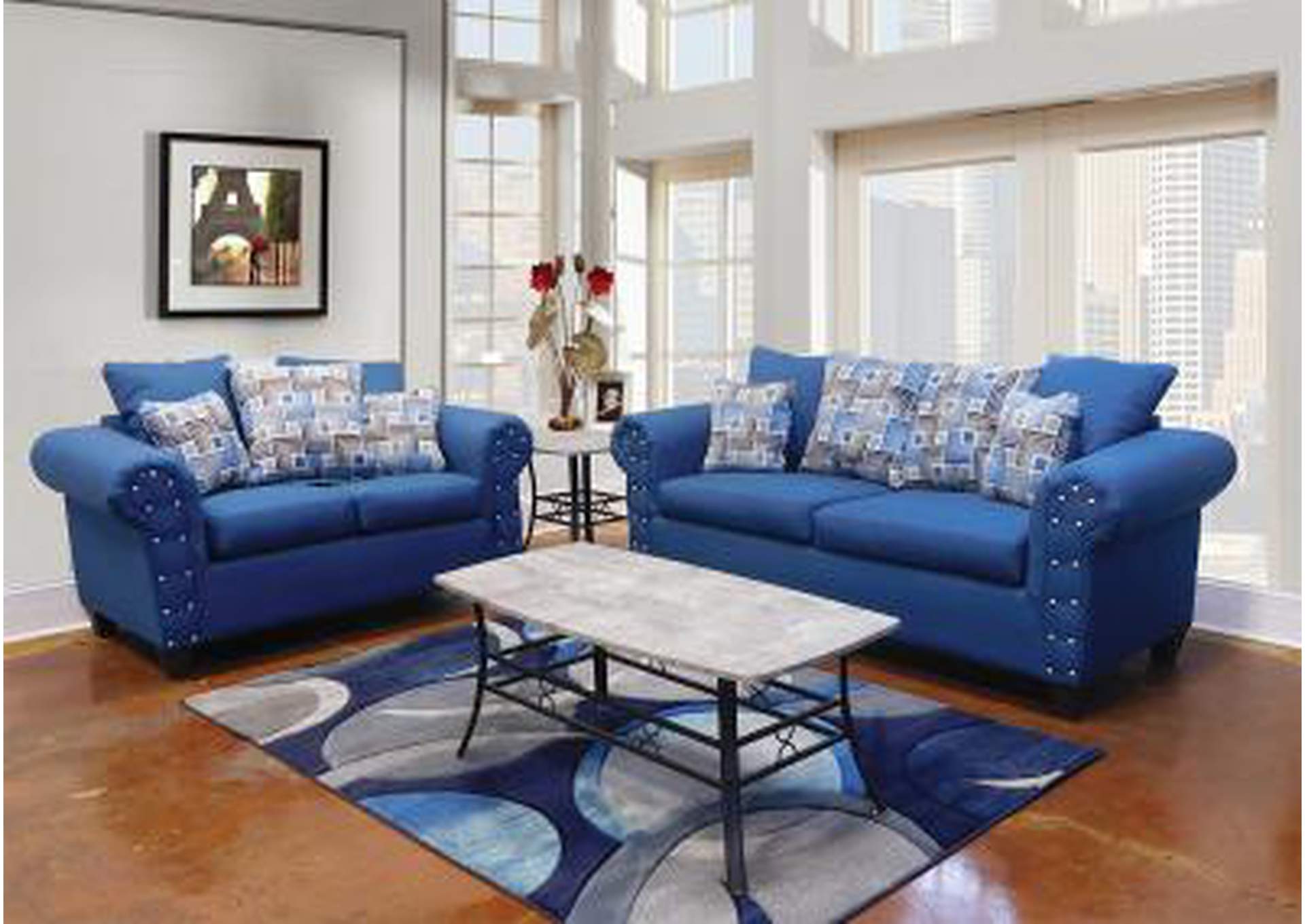 Blue Sofa,Nationwide