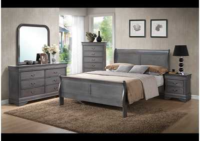 Image for Grey Queen Bed