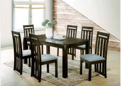 Image for D114 Sisal Dining Table W/ 6 Chairs For Formal Dining