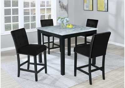 Image for D315 Pub Table and 4 Pub Chairs