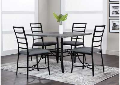 Image for D523 Whisper Table & 4 Side Chairs - D523