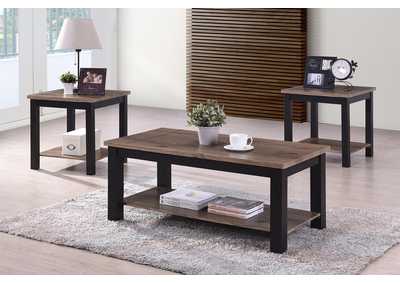 Image for T510 Black Shadows Cocktail Table & 2 End Tables - T510