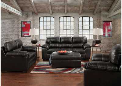 U115 Licorice Sofa & Loveseat - U115