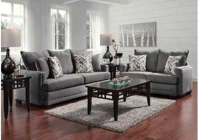 Grey Loveseat