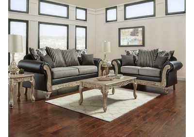 U232 Ash Sofa & Loveseat - U158