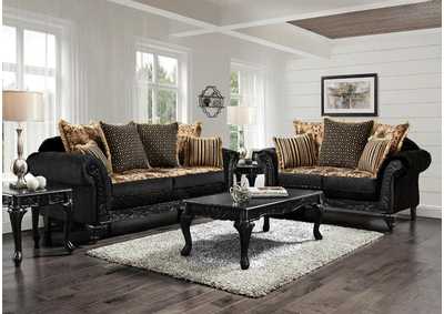 U233 Satin Linen Sofa & Loveseat - U158