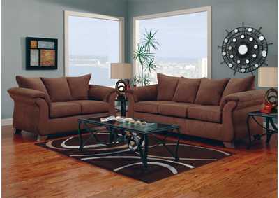 Image for Brown Loveseat