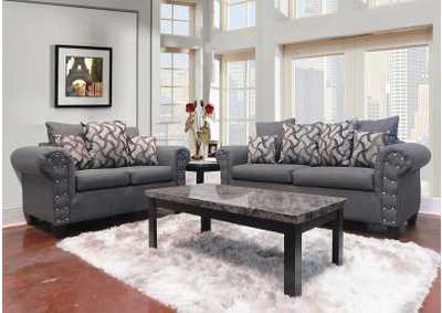 Grey Loveseat