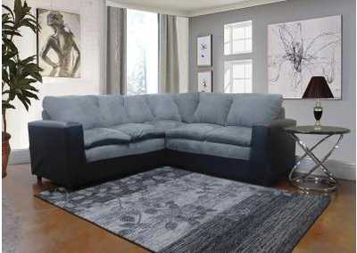 Image for Black 2 Piece Sectional