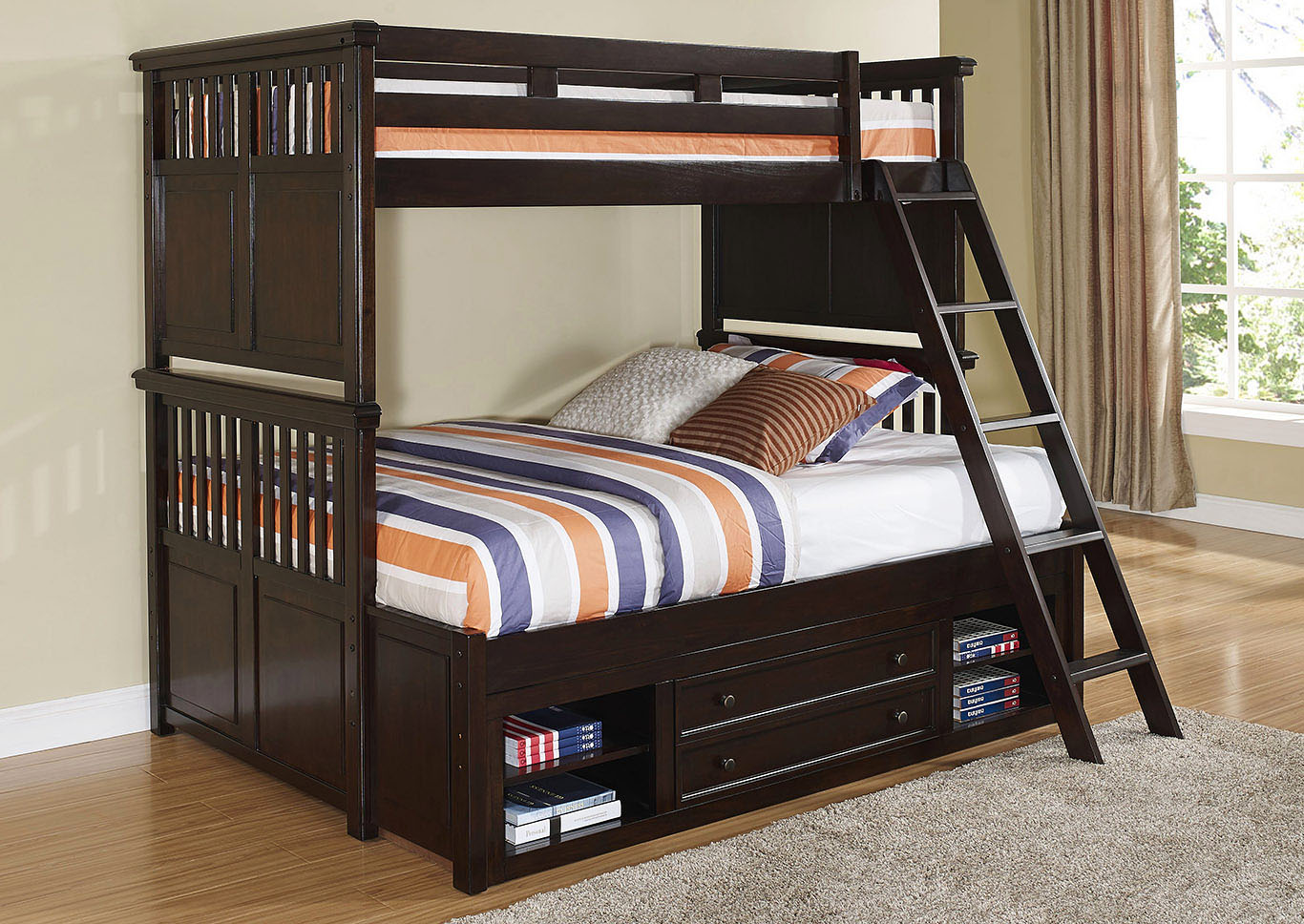 Canyon Ridge Chestnut Youth Nightstand (For Twin Beds),New Classic