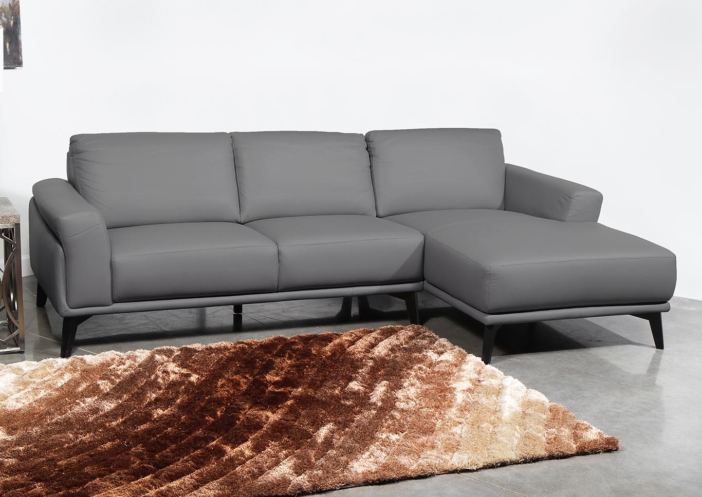 Lucca Slate Raf Sectional,New Classic