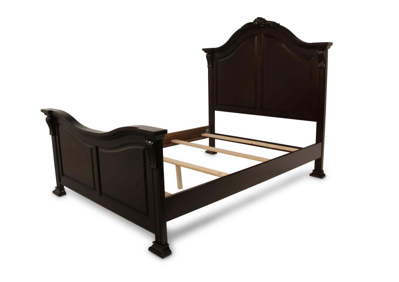 Emilie Tudor Brown Sleigh Eastern King Bed,New Classic