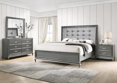 Park Imperial Pewter King Bed