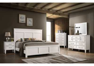 Andover White Twin Bed