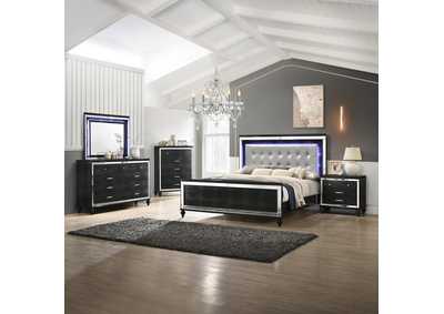 Image for Valentino Black Twin Bed