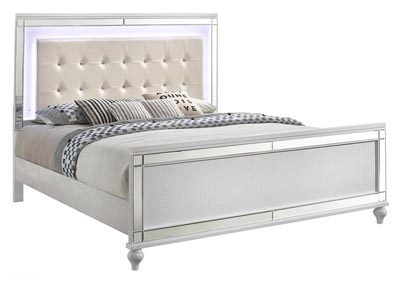 Image for Valentino White California King Bed