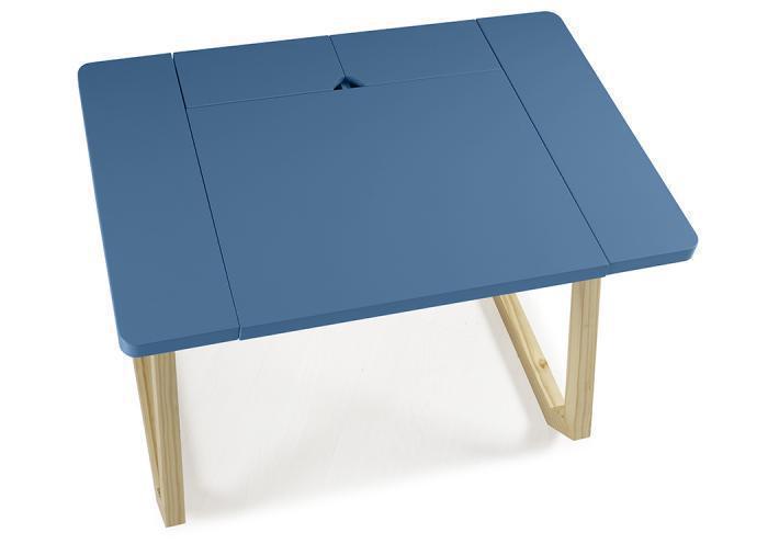  Hush Desk, Blue,Palace Imports