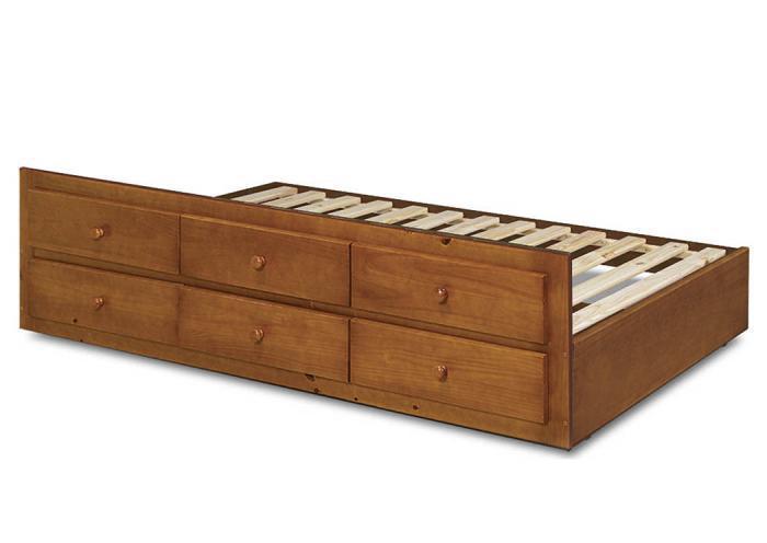 3 Drawer Trundle, Honey Pine,Palace Imports