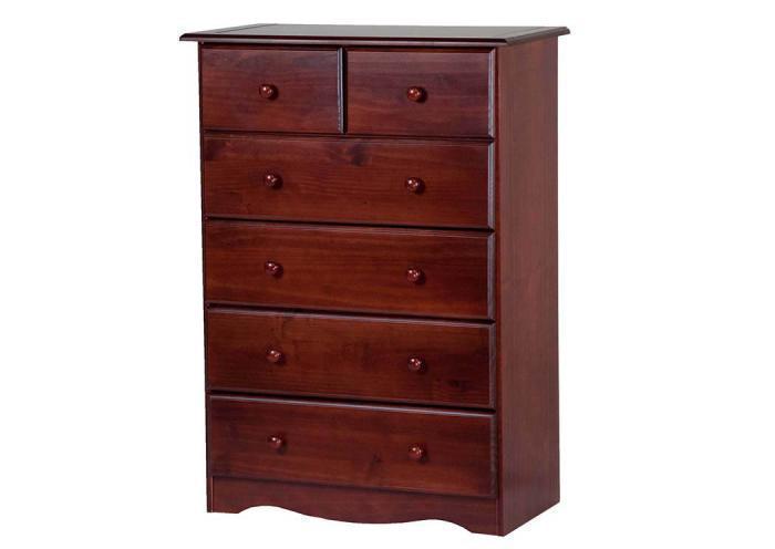 6-Drawer Chest, Mahogany,Palace Imports