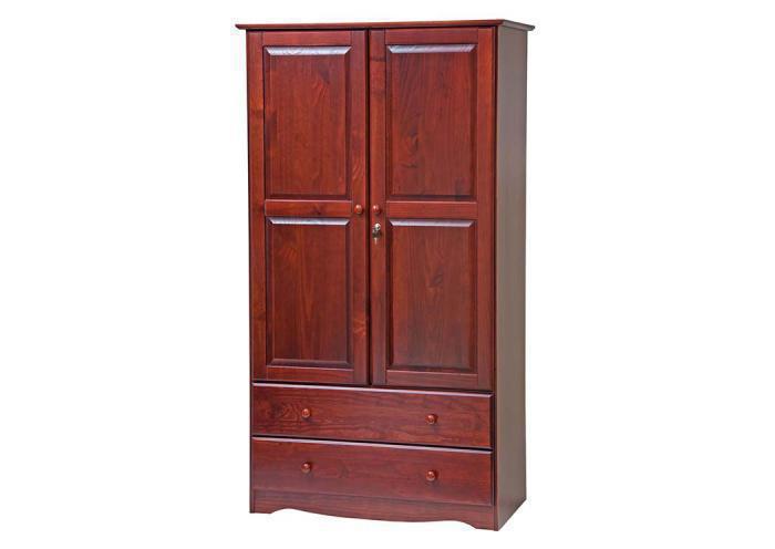 Smart Wardrobe, Mahogany,Palace Imports