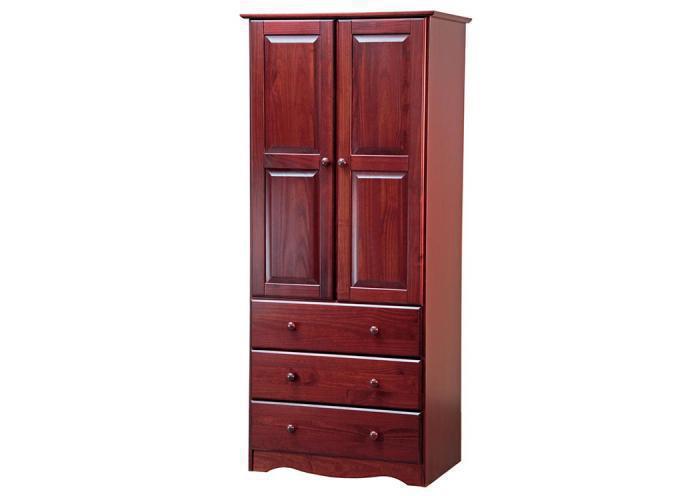 32Combo Wardrobe, Mahogany,Palace Imports