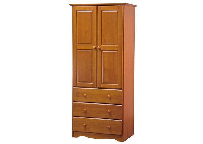 32Combo Wardrobe, Honey Pine,Palace Imports