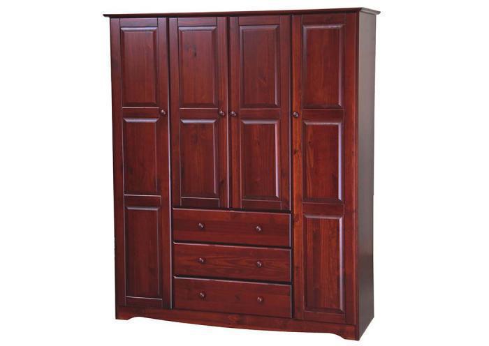 Family Wardrobe, Mahogany,Palace Imports